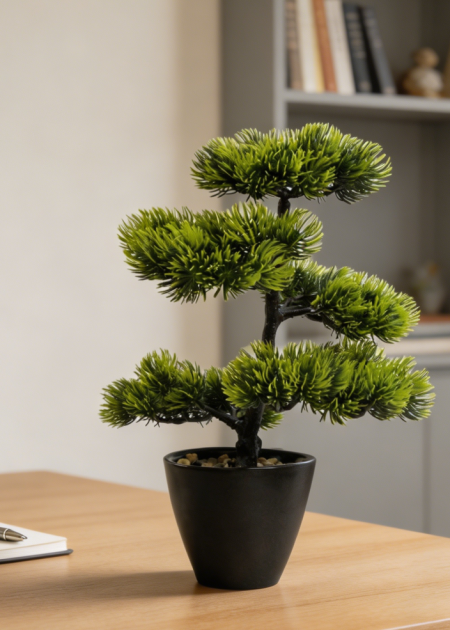 13" Artificial Juniper Bonsai with Ceramic Pot